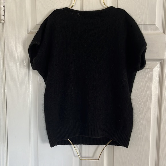 Le Chois black angora sweater - Picture 5 of 7